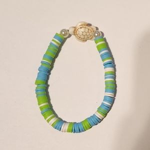 Sea Turtle Beaded Bracelet